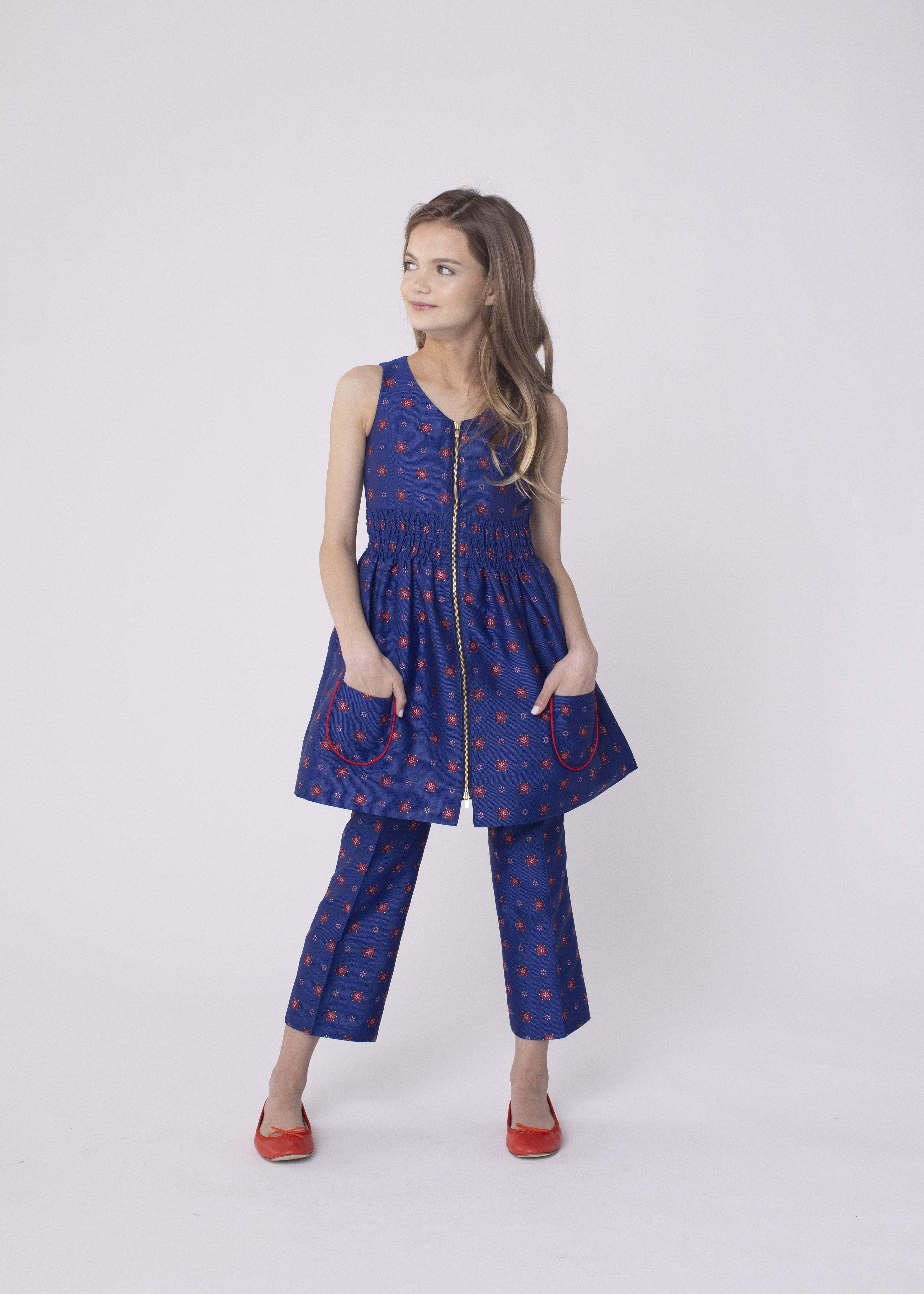 Fritz Smocked-Waist Dress